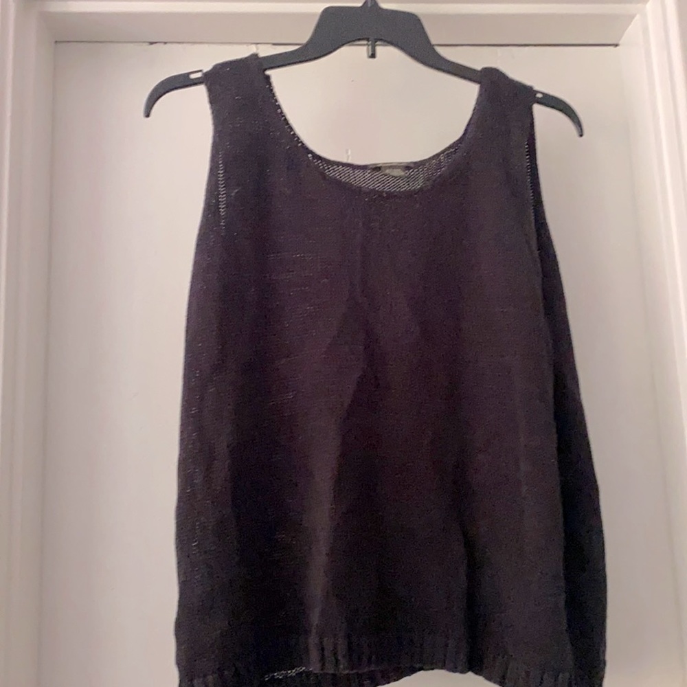 Black sweater camisole